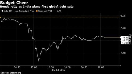 India’s Local Bonds Are Loving Modi’s Plan to Sell Debt Abroad