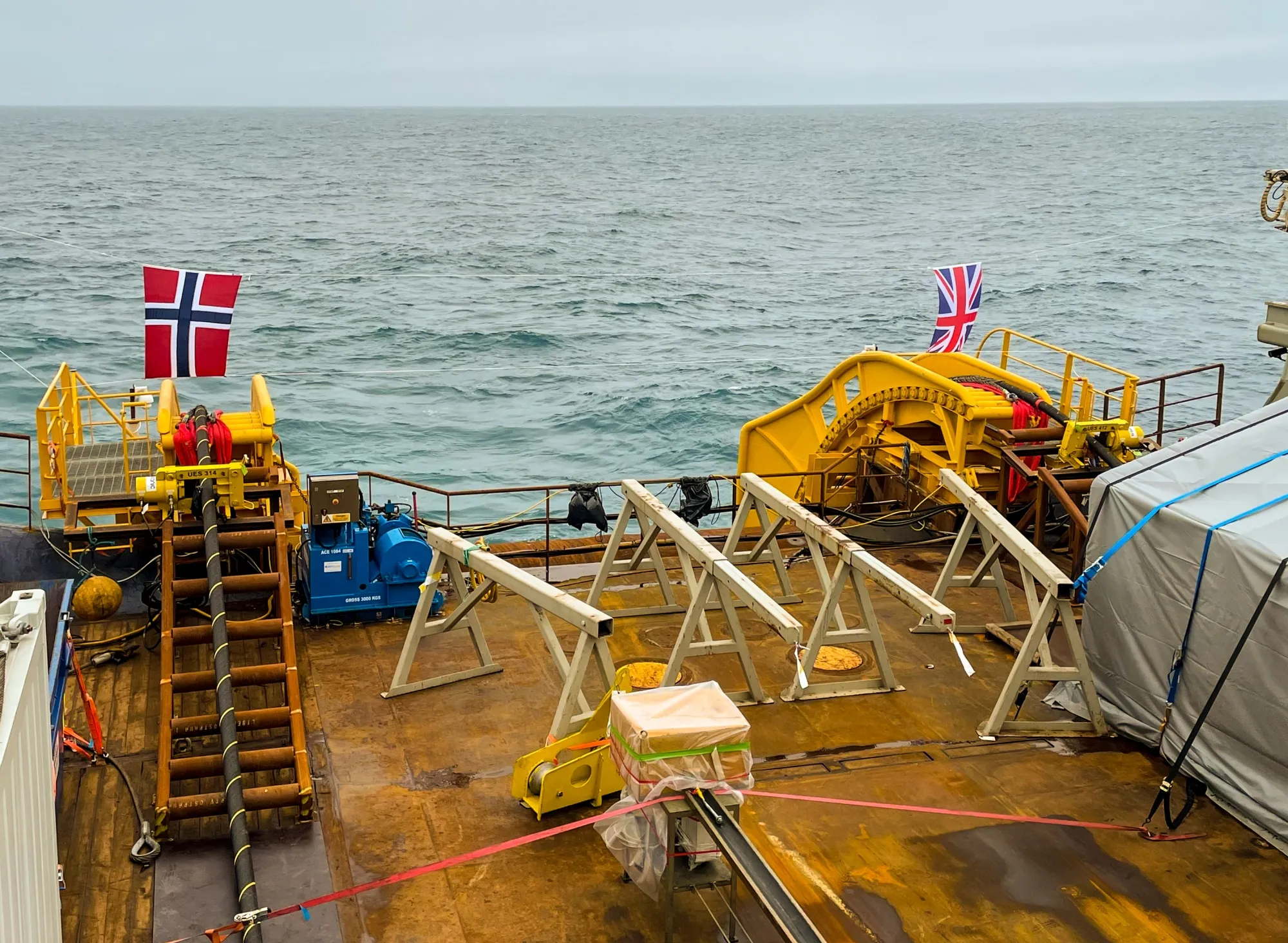 Laying the North Sea Link between Norway and the U.K.