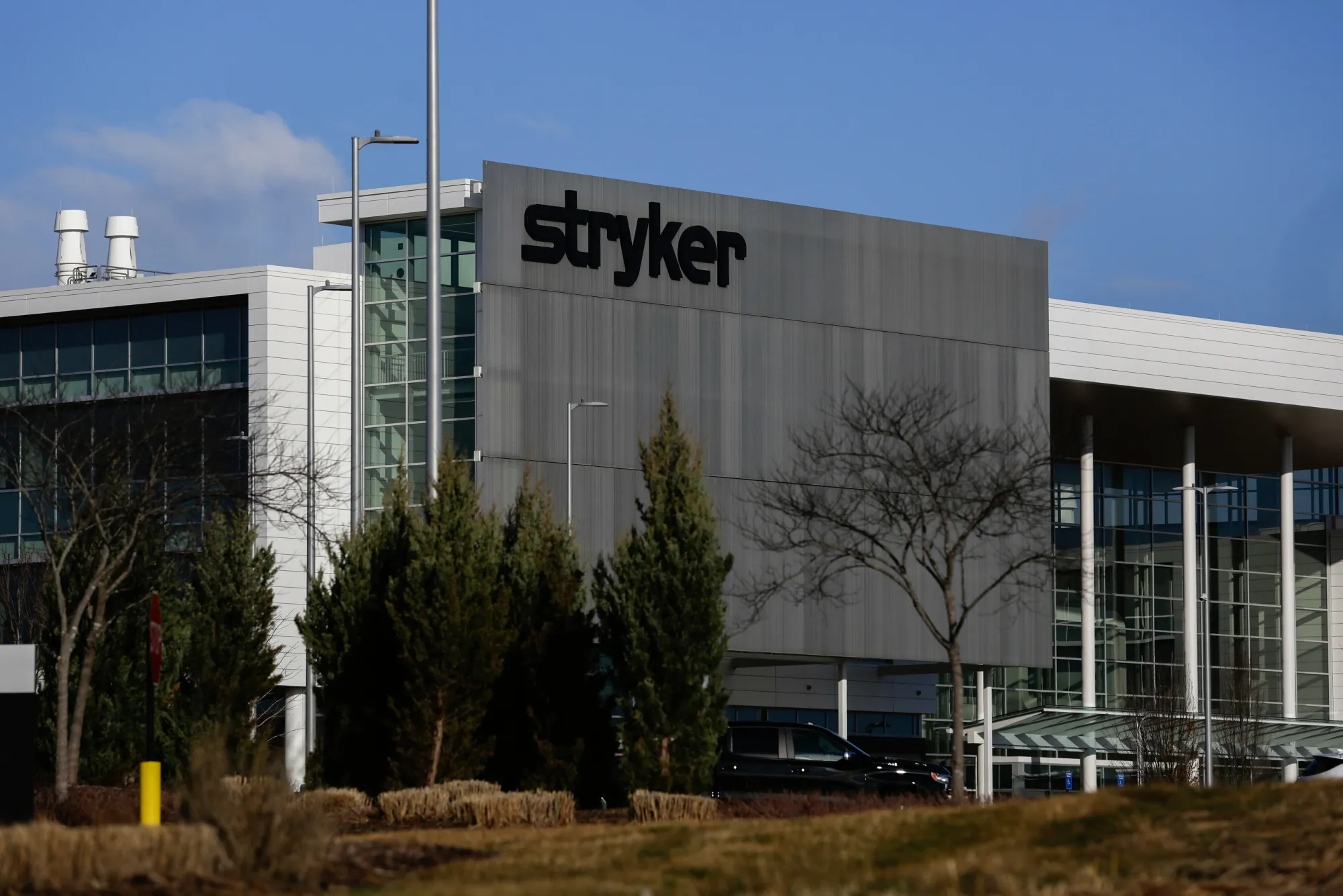 The Stryker Corp. headquarters in Portage, Michigan.