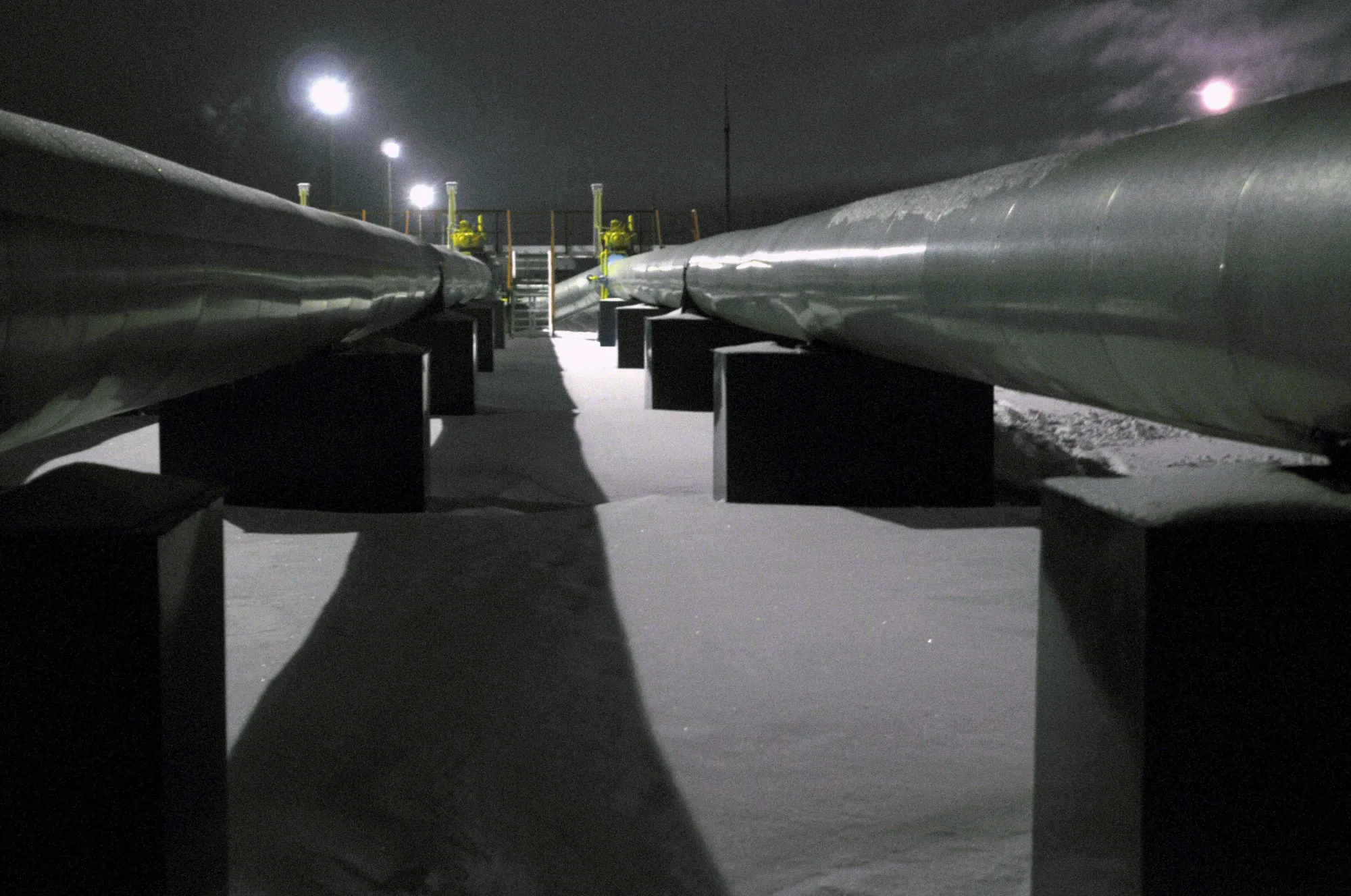 Russia's Sudzha gas pumping station.