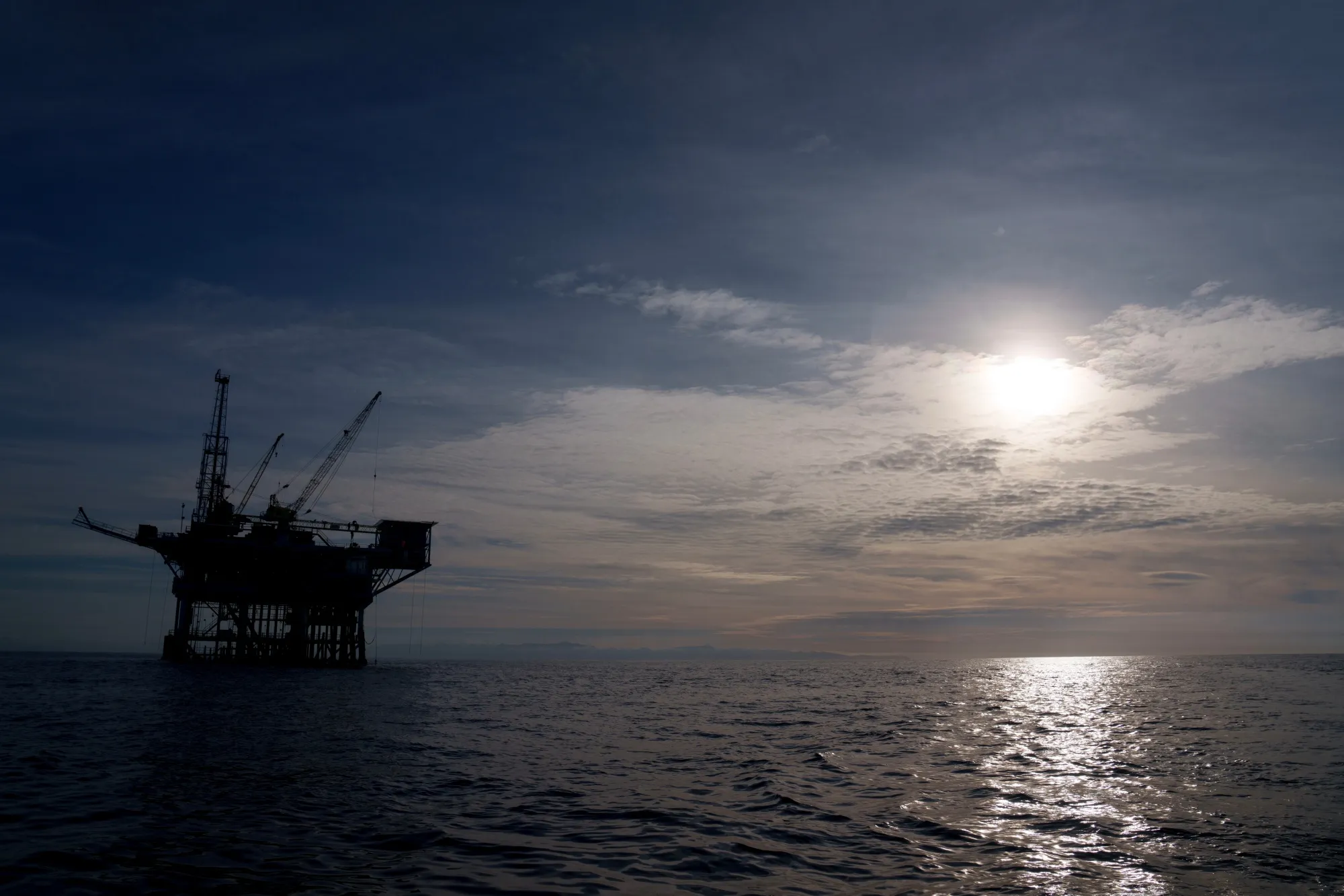 An offshore oil and gas platform&nbsp;off&nbsp;California. Energy executives say AI can&nbsp;revamp&nbsp;exploration, drilling and pumping, as well as create new sources of demand.
