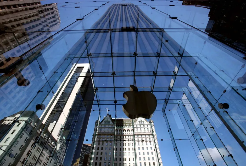 The Apple Store on Fifth Avenue in Manhattan