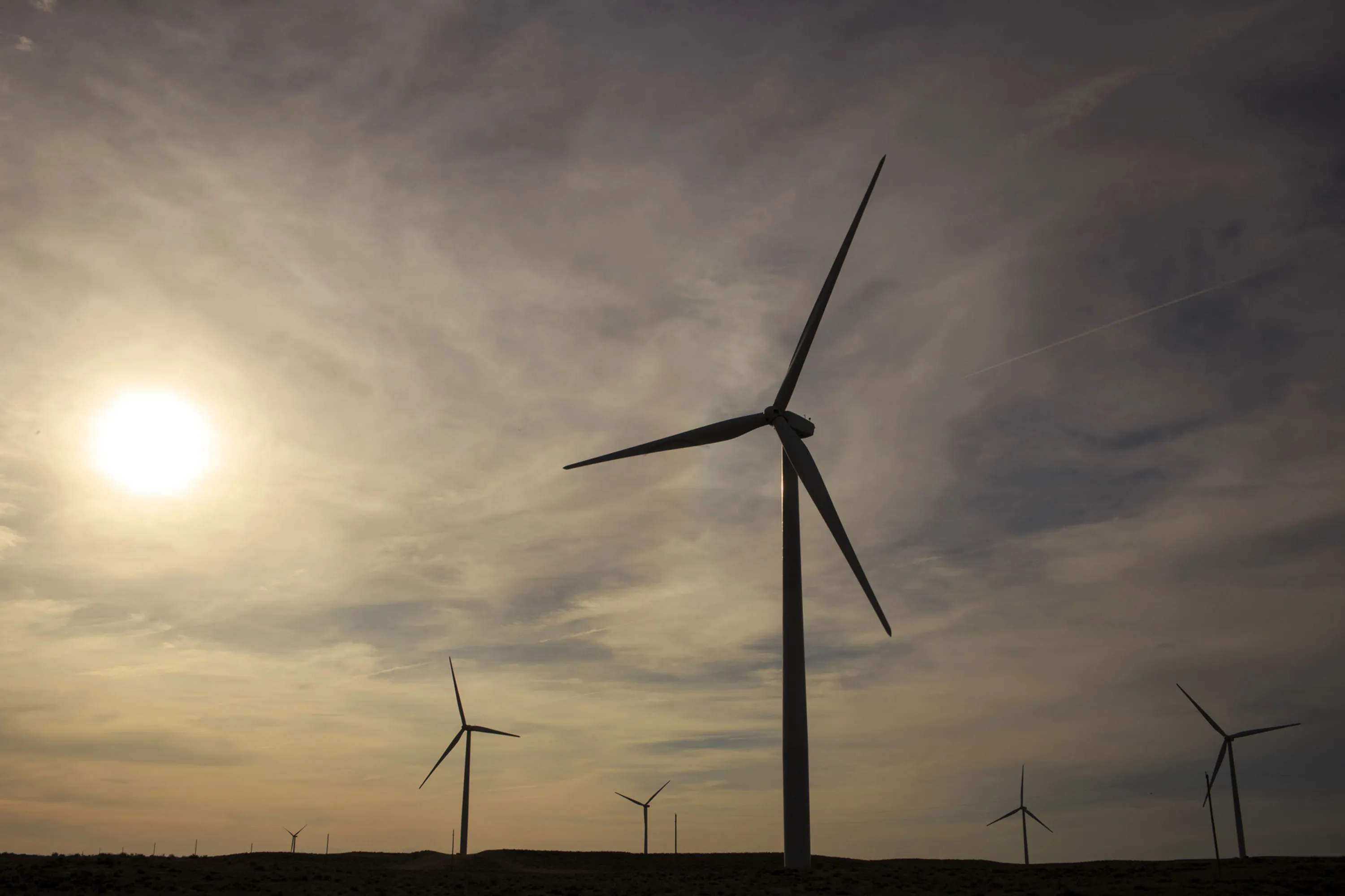Wind farm&nbsp;in&nbsp;Colorado, U.S.,&nbsp;
