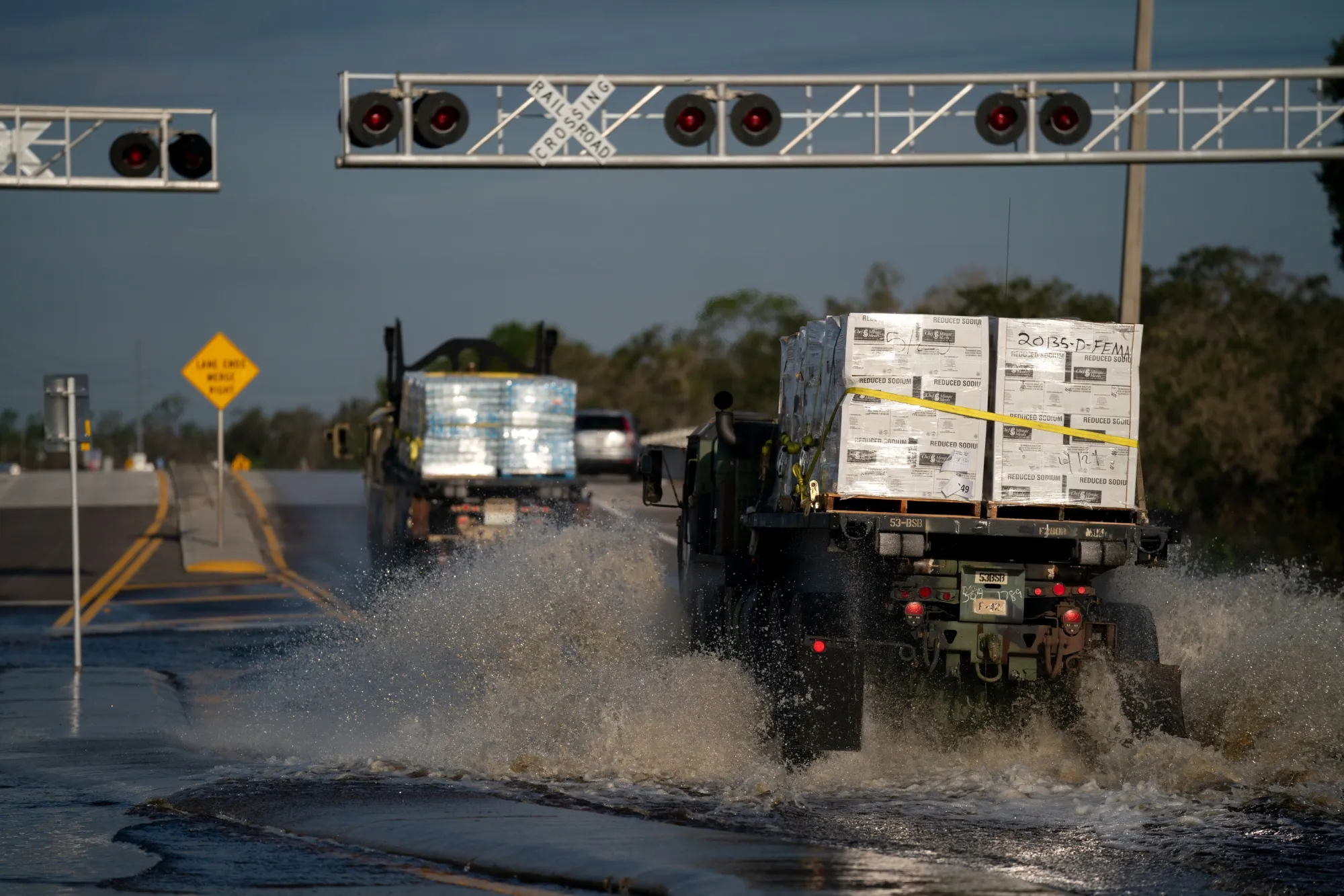 The cleanup and reconstruction work from Hurricane Ian in Florida has created trucking demand.