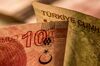 A selection of Turkish Lira banknotes sit in this arranged photograph in London, U.K., on Monday, May 13, 2019. The lira led declines across emerging markets as Turkish companies rushed to buy dollars after a rally late last week.