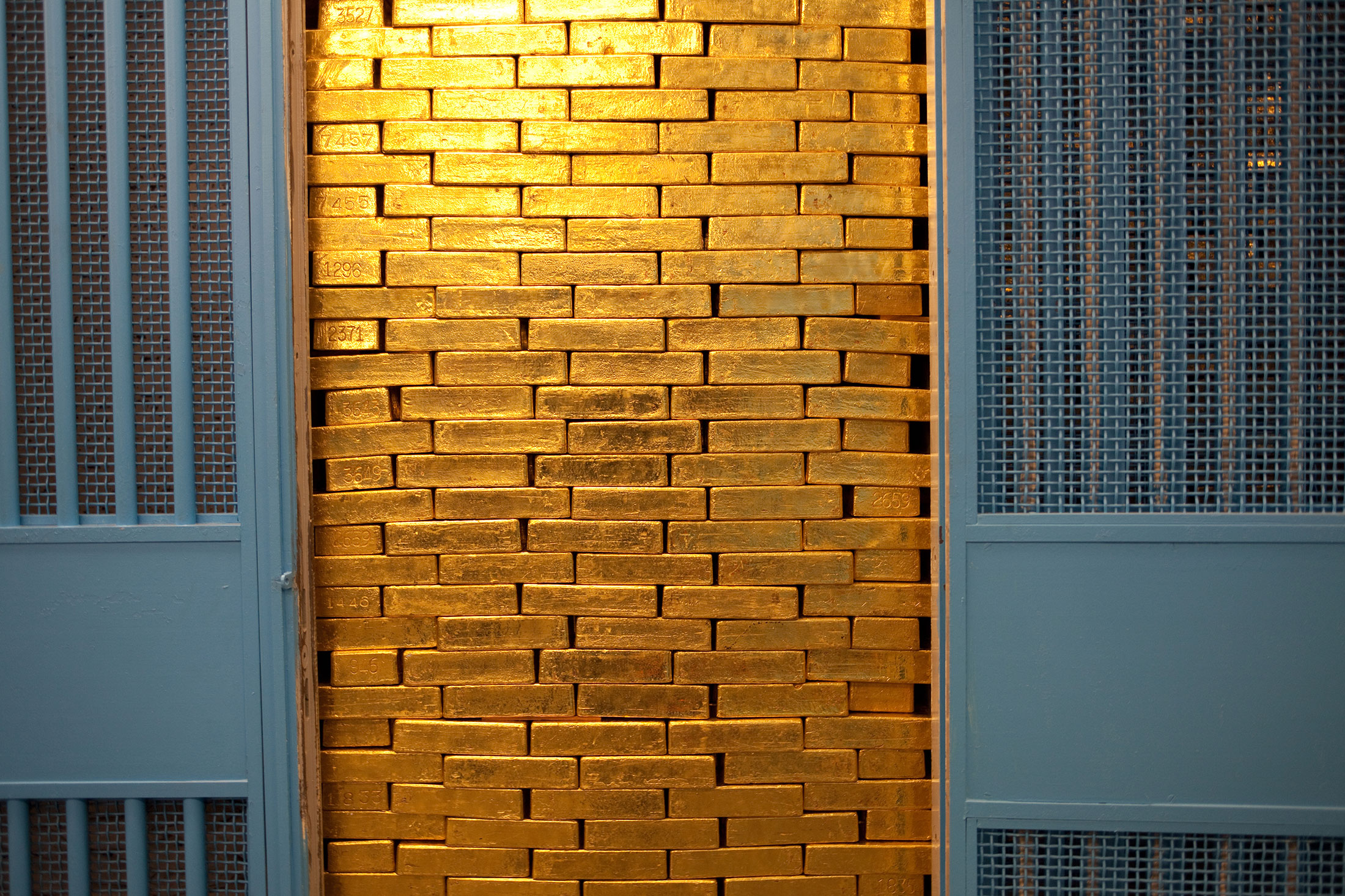 Gold at the Federal Reserve Bank of New York.
