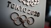 The logo for the Tokyo 2020 Olympic Games is seen in Tokyo on February 15, 2020.