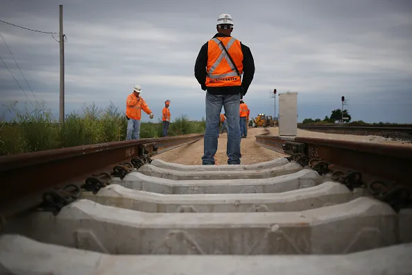 Working on the railroad.