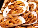 There are plenty of chicken wings now.