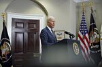 U.S. President Joe Biden speaks in the Roosevelt Room of the White House in Washington, D.C., U.S., on Friday, March 11, 2022. 