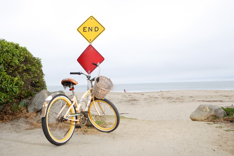 Bike discount on beach