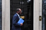 UK Chancellor Of The Exchequer Kwasi Kwarteng Present Fiscal Plans