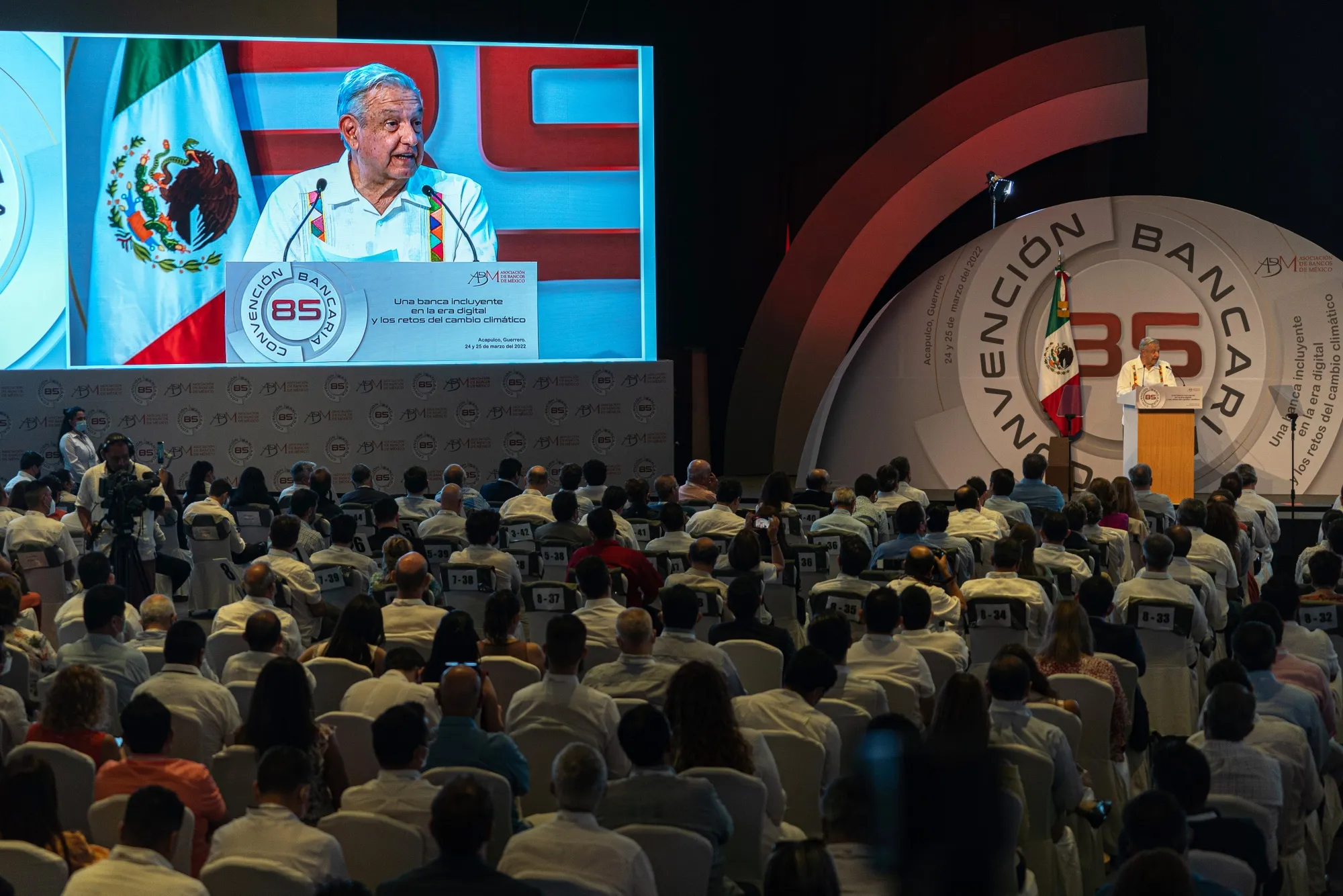 Andres Manuel Lopez Obrador speaks in Acapulco on March 24.