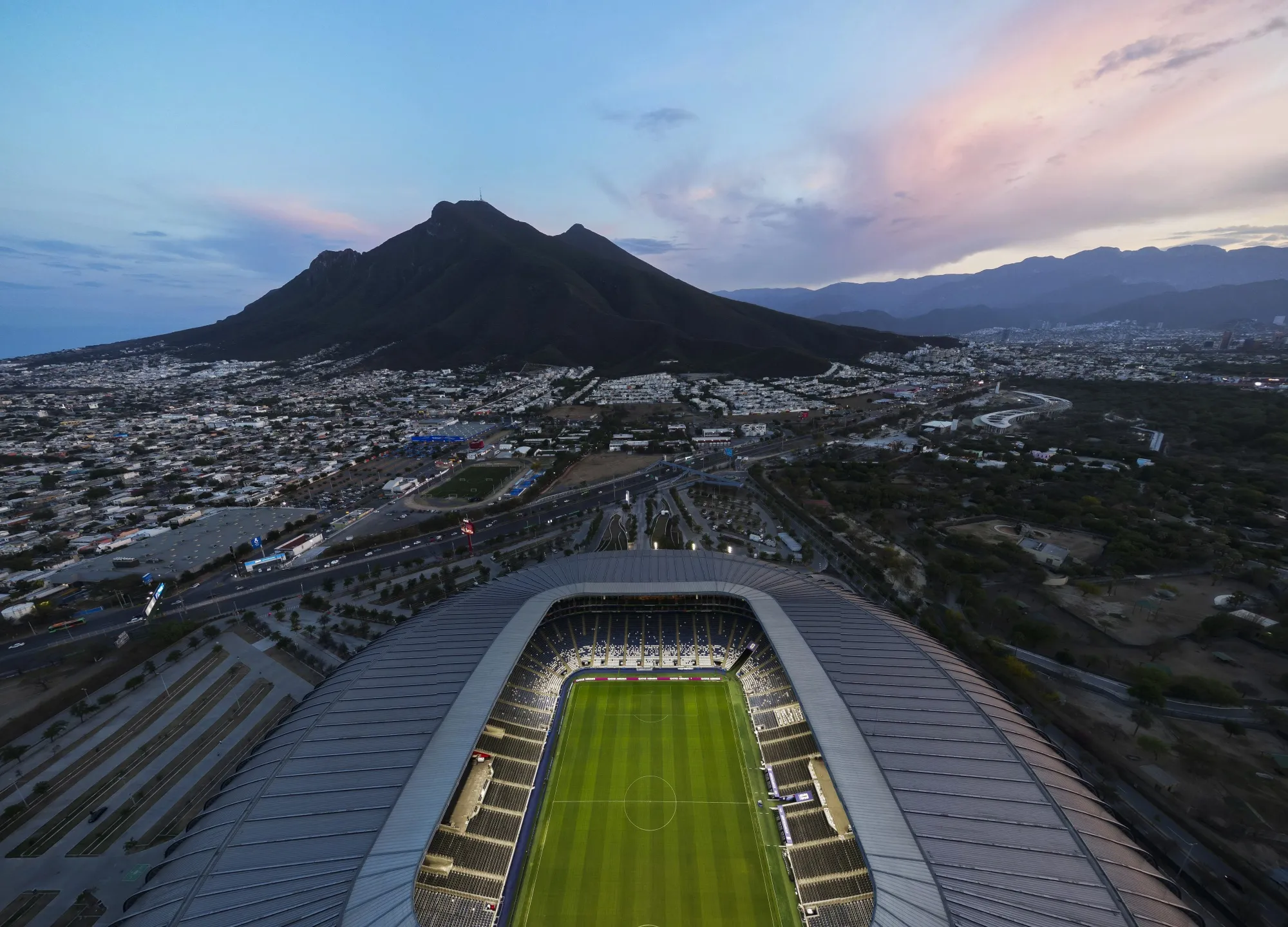 The BBVA Stadium, scheduled to host of four matches of the 2026 FIFA World Cup in Monterrey, Mexico.