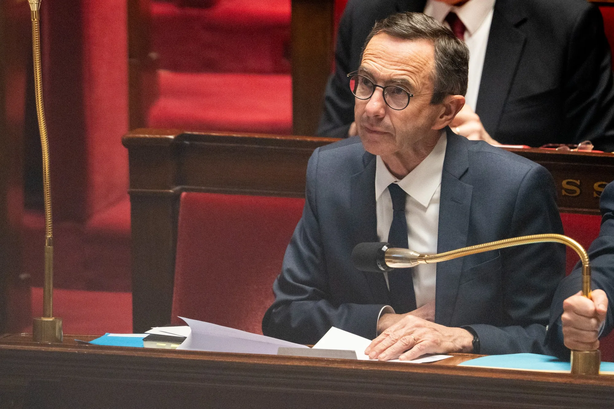 French Interior Minister Bruno Retailleau