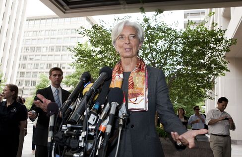 France's Minister of Finance Christine Lagarde