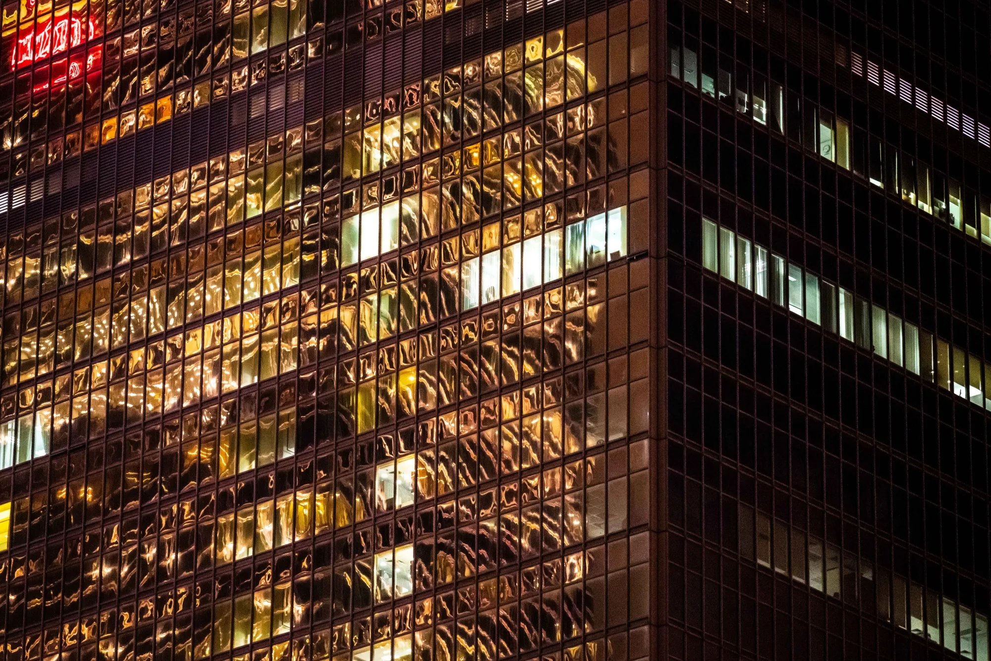 Views of Hong Kong Business District as China-Sanctions Bill On Hong Kong Law Wins U.S. Senate Approval