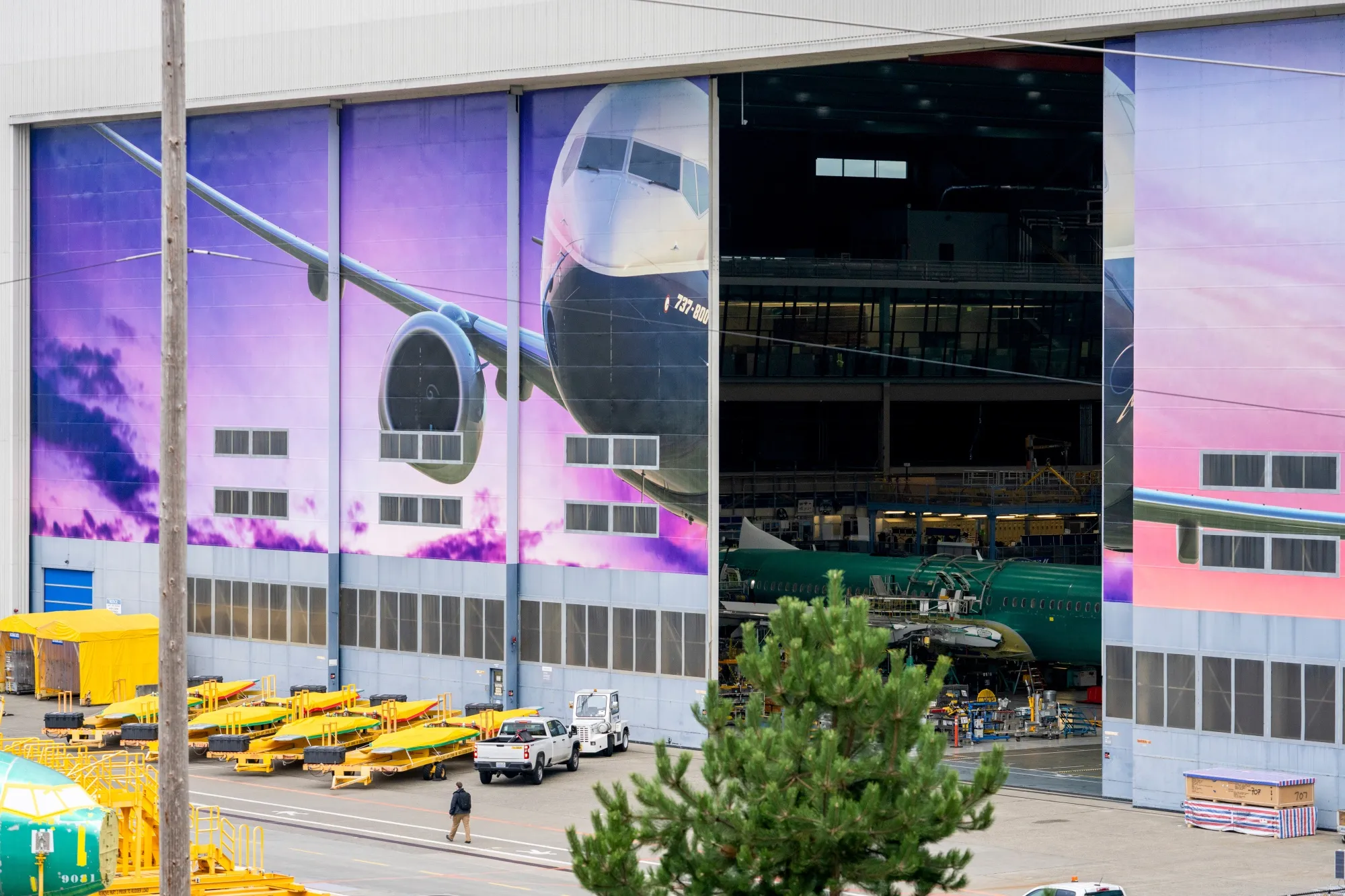 The Boeing Co. manufacturing facility in Renton, Washington.