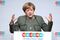 Germany's Chancellor Angela Merkel Delivers Keynote Speech at Global Solutions World Policy Forum