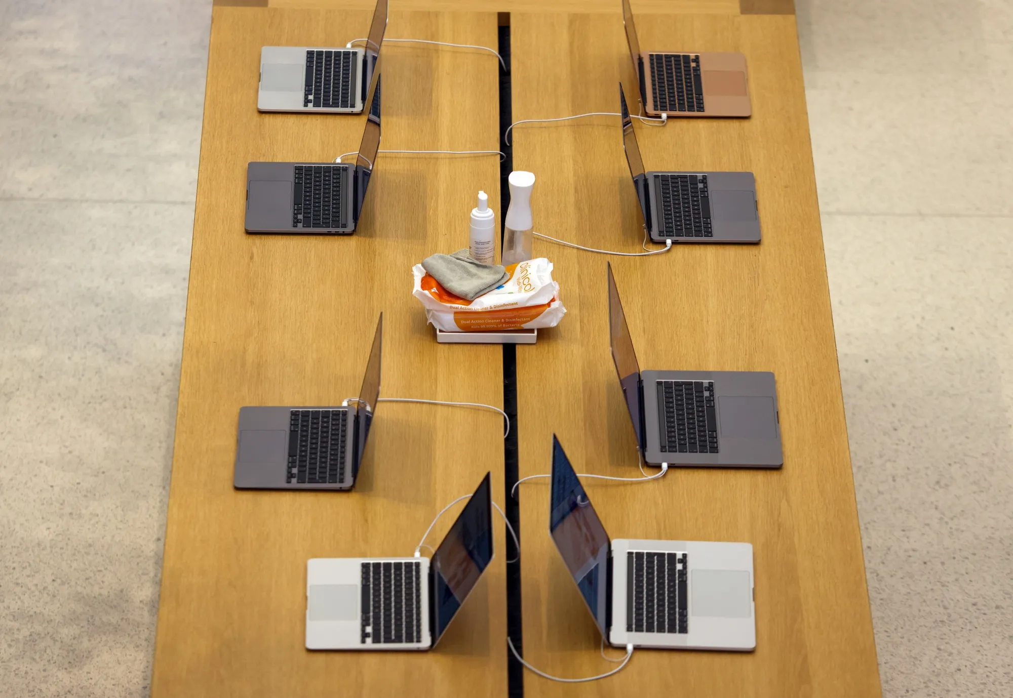 MacBook laptop computers.