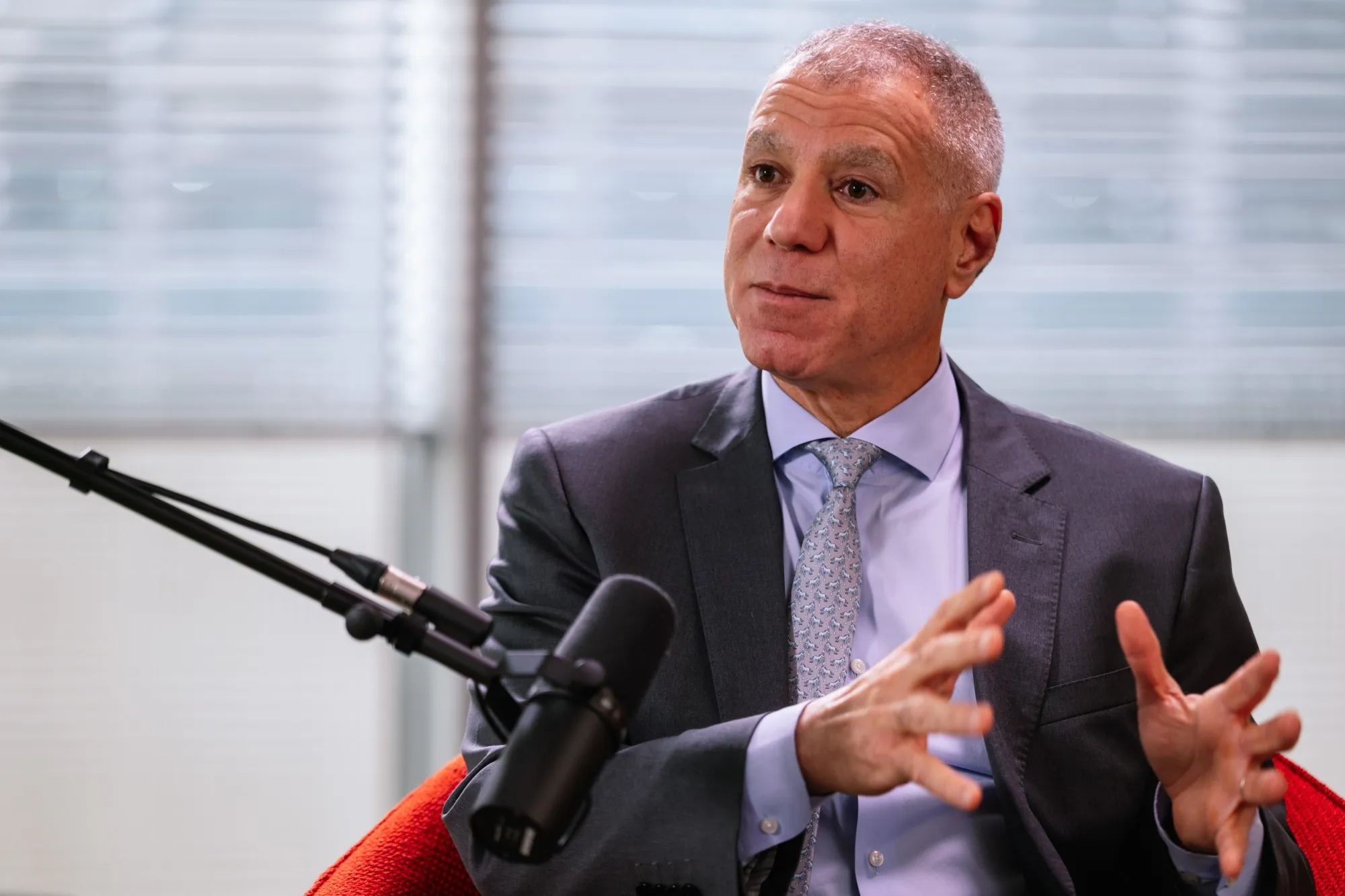 Georges Elhedery of HSBC Holdings Plc is interviewed at the bank’s headquarters in London on Dec. 8, 2025.