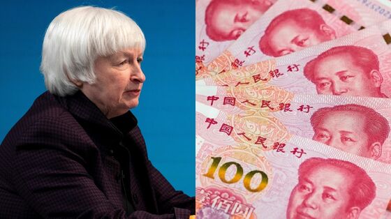 Yellen Plans to Spare China From Currency Manipulator Label