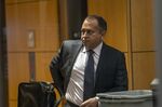 Sunny Balwani arrives at federal court in San Jose, Calif., on March 15.