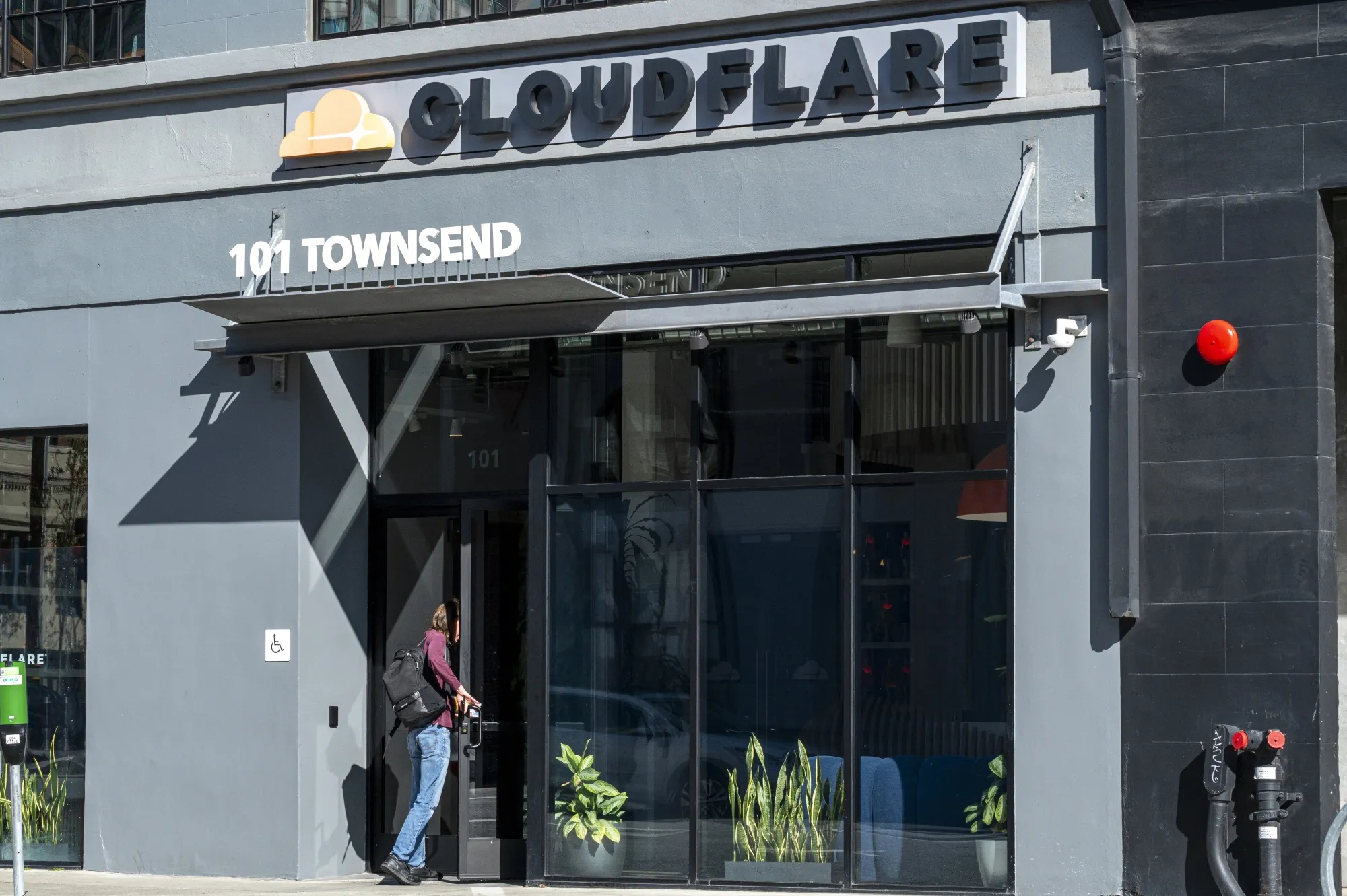 The Cloudflare headquarters in San Francisco.