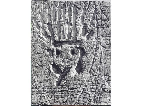 Graffiti, Le roi soleil, 1945-1950, by Brasaï.