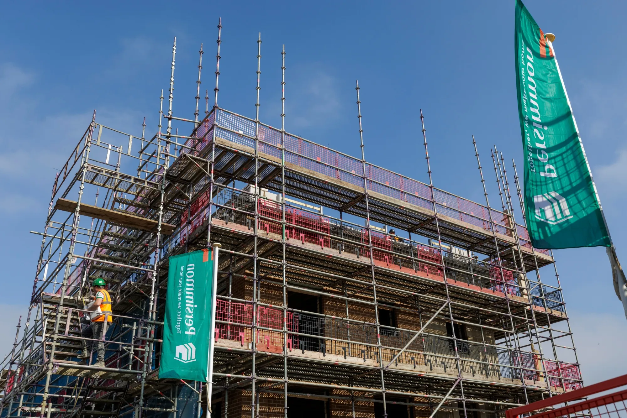 A Persimmon housing development in Sittingbourne, UK.