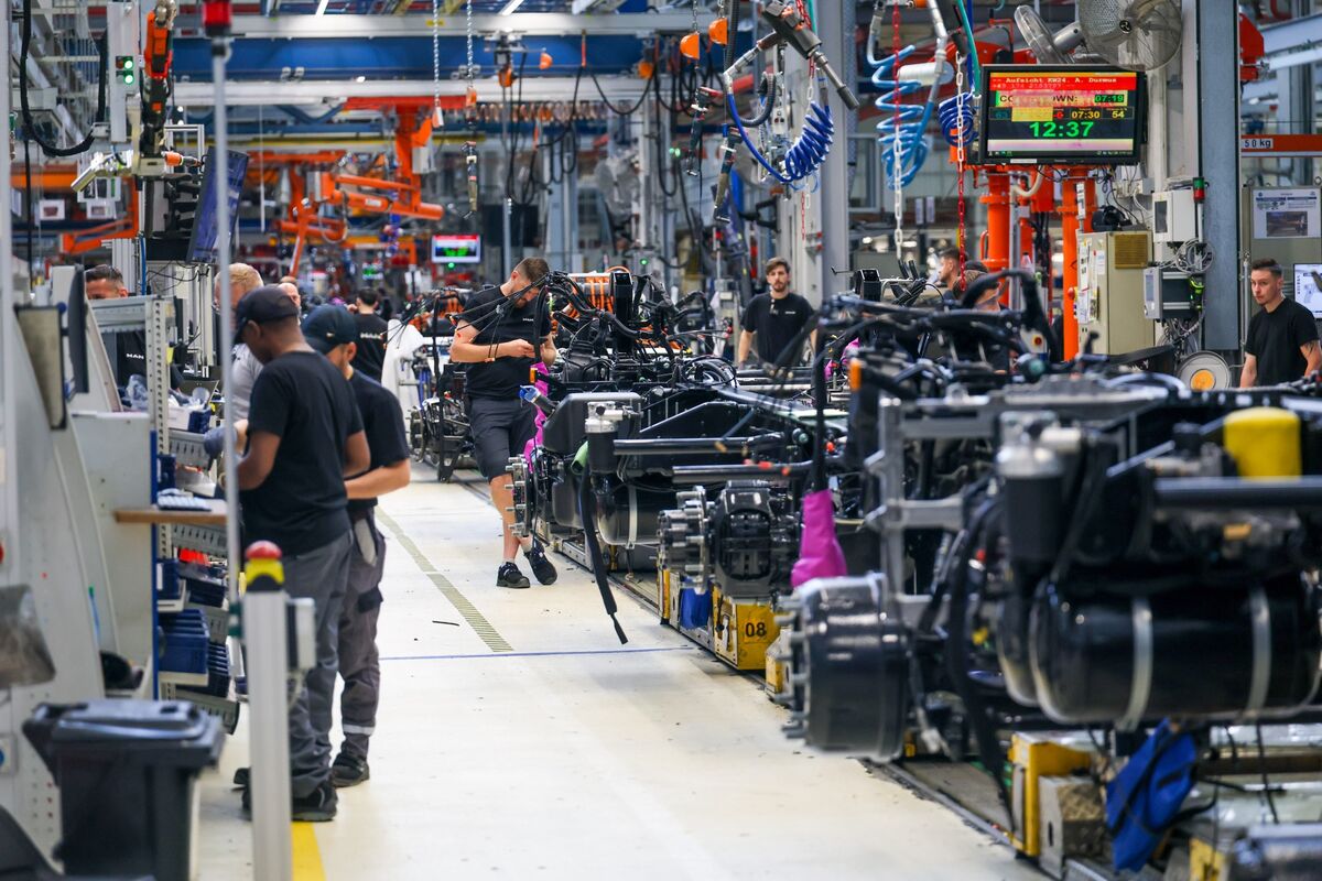 
                            German Economy Grows for First Year Since 2022 on Spending Boost