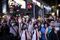 People March In Downtown Hong Kong After Demonstrator Shot