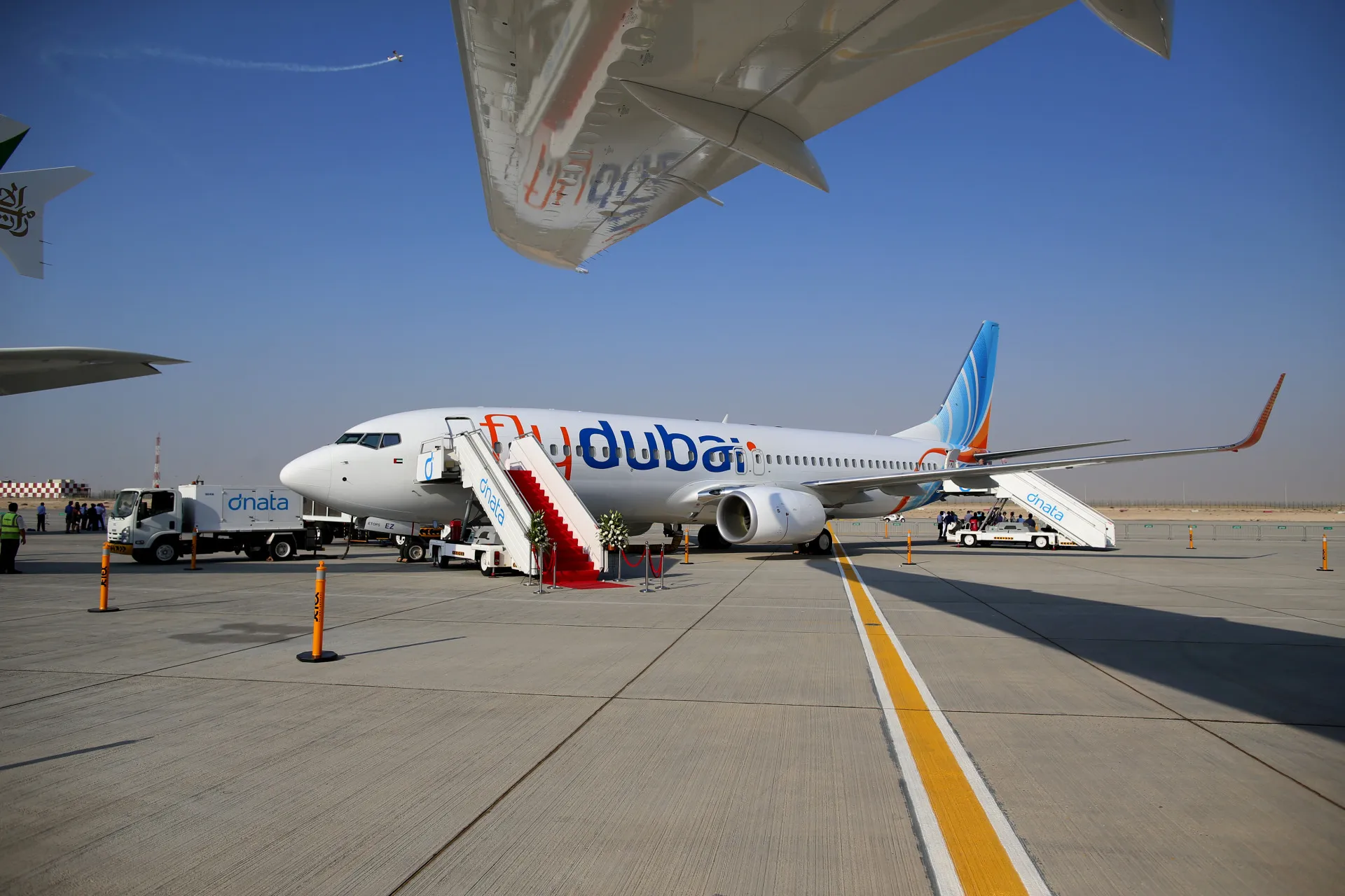 A FlyDubai Boeing 737.