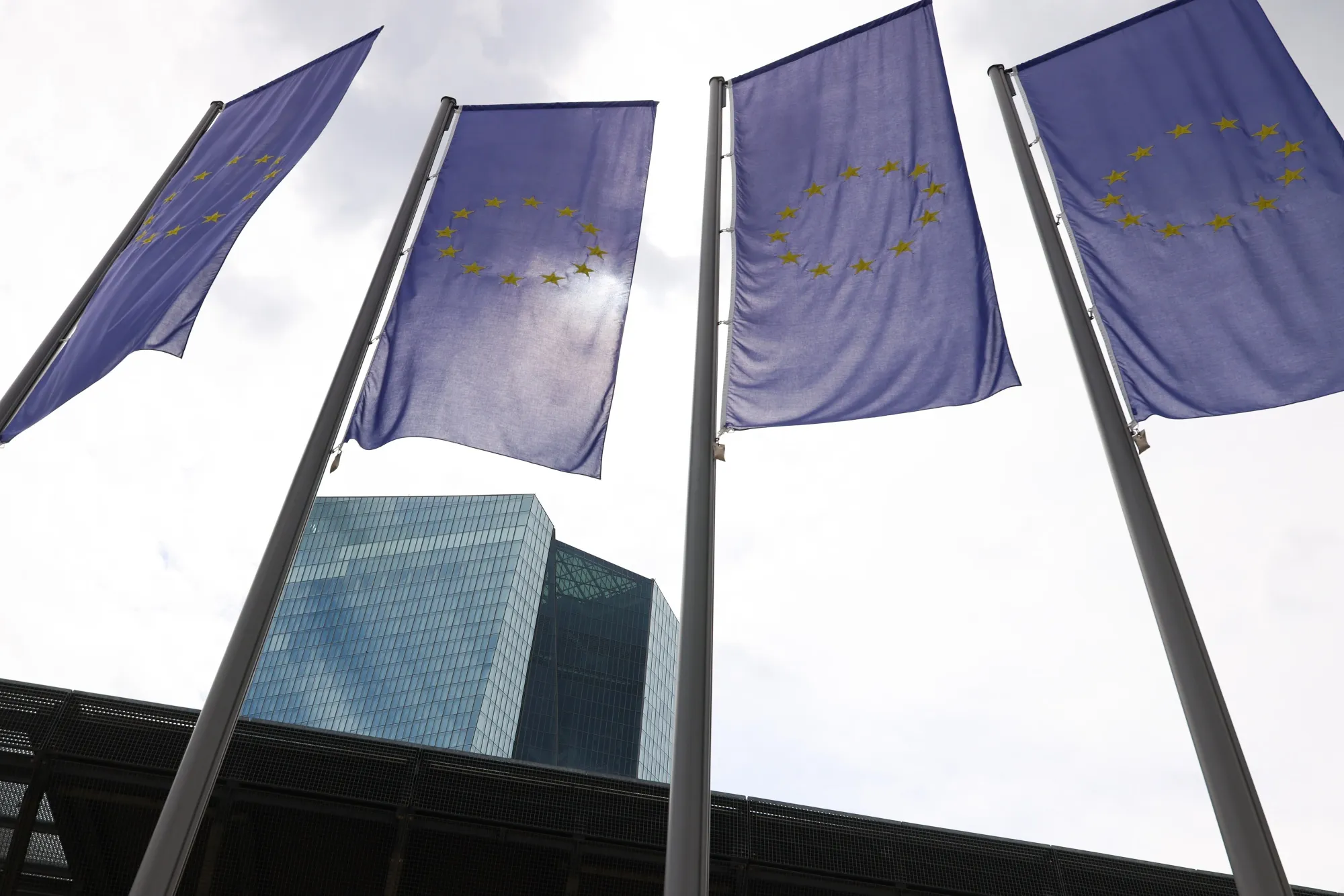 The European Central Bank headquarters in Frankfurt.