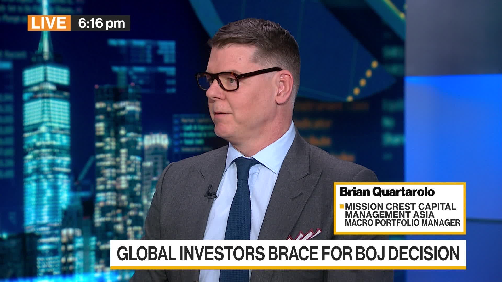 Watch Mission Crest's Quartarolo on Global Markets - Bloomberg