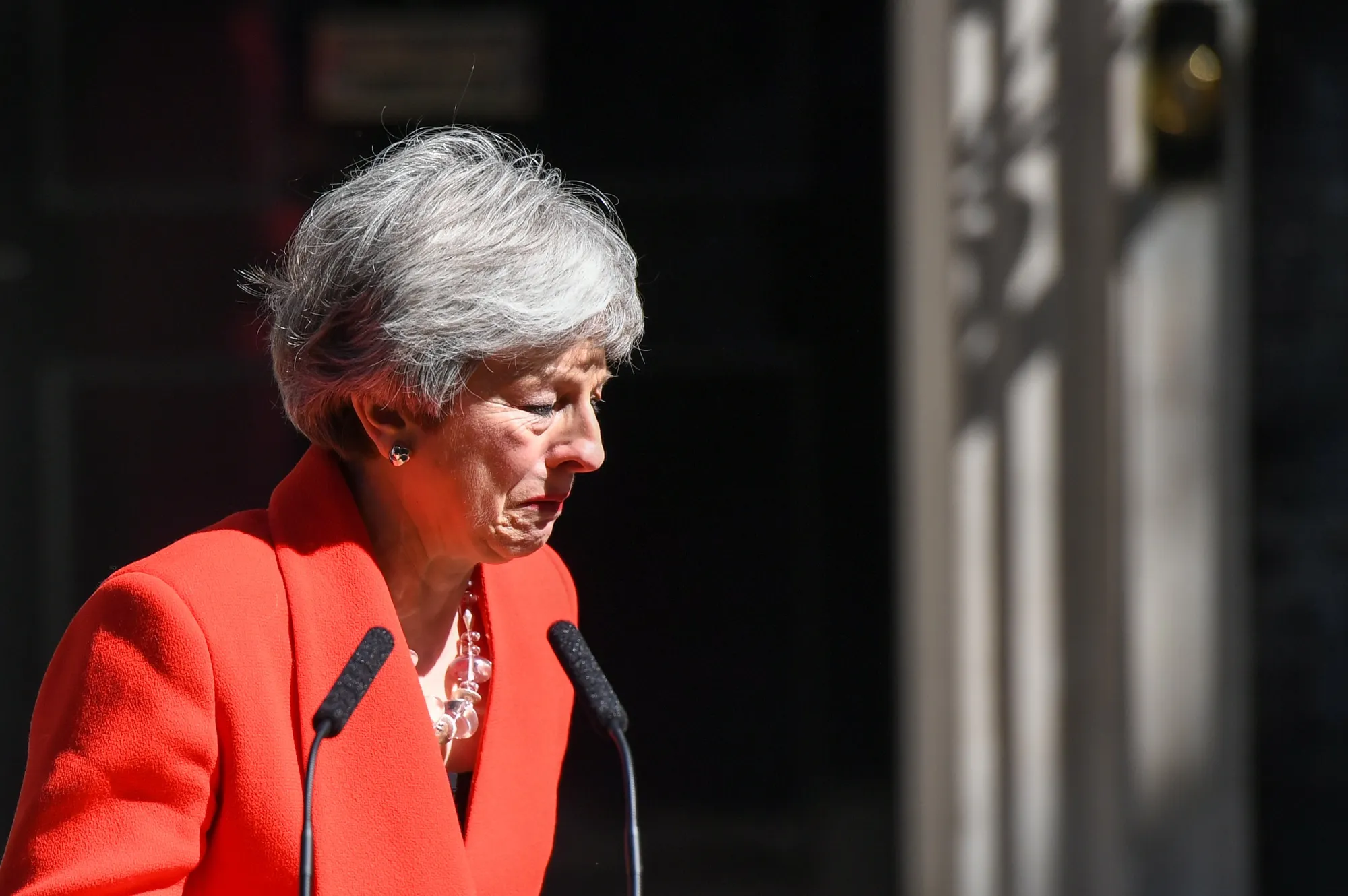 Theresa May on May 24.