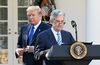 トランプ大統領とFRBのパウエル議長