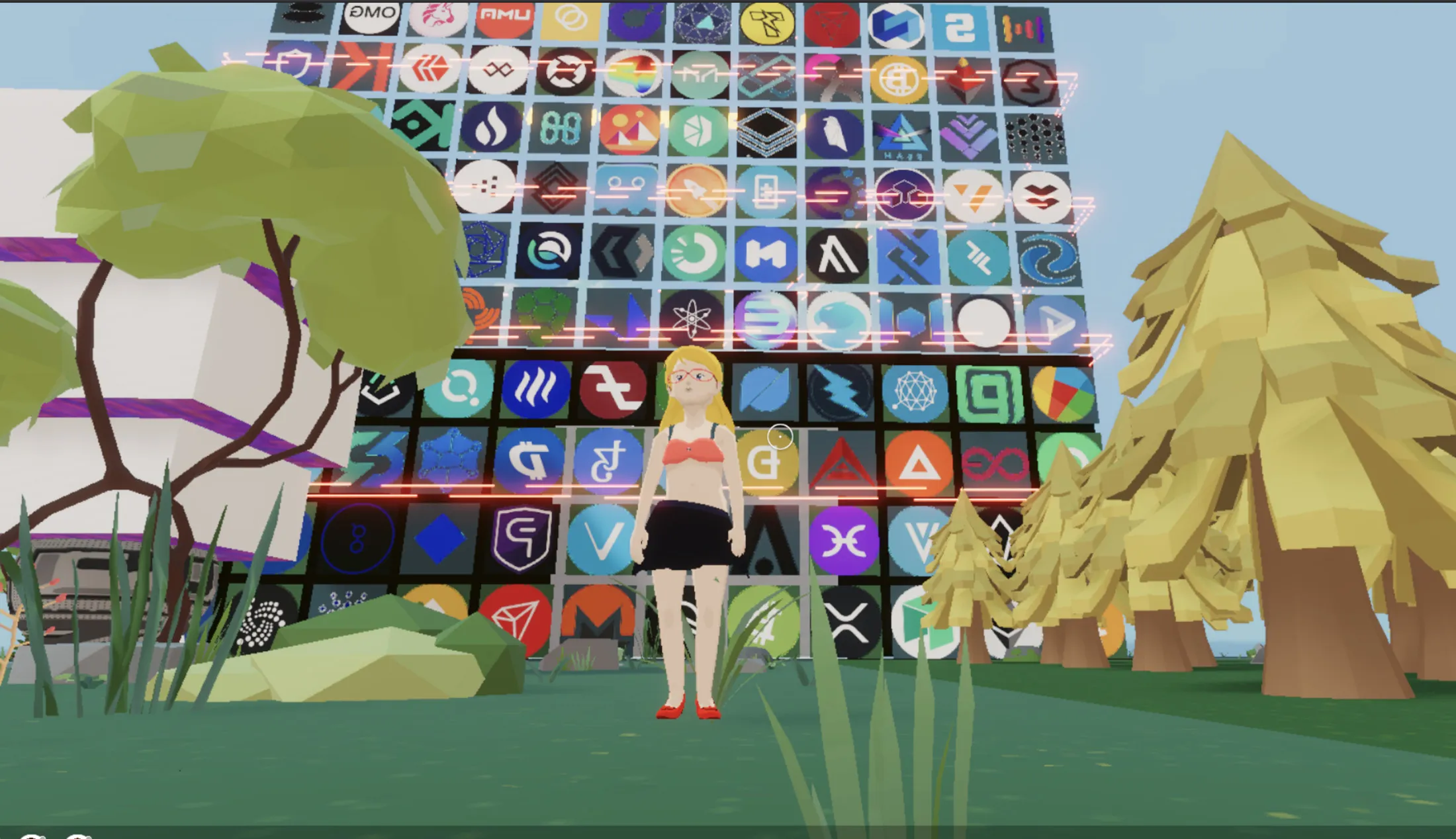 Janine Yorio’s avatar inside Decentraland
