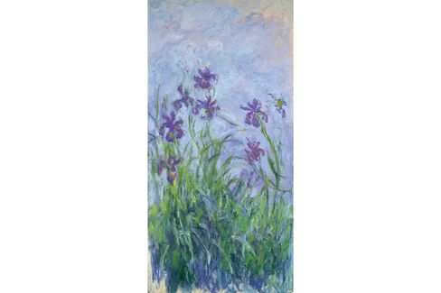 Claude Monet, Iris mauves, 1914-1917