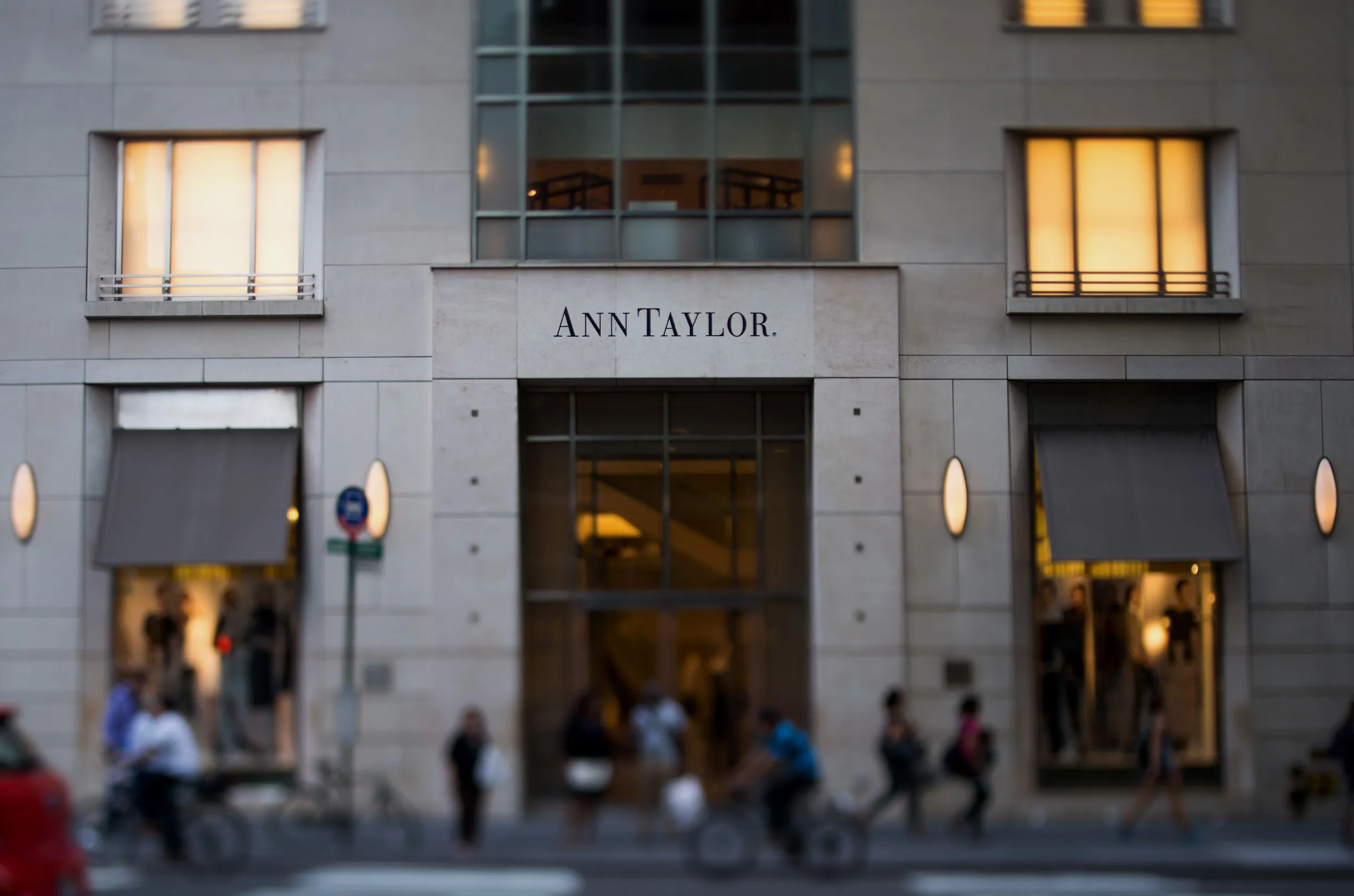 Ann Taylor store on Madison Avenue in New York.
