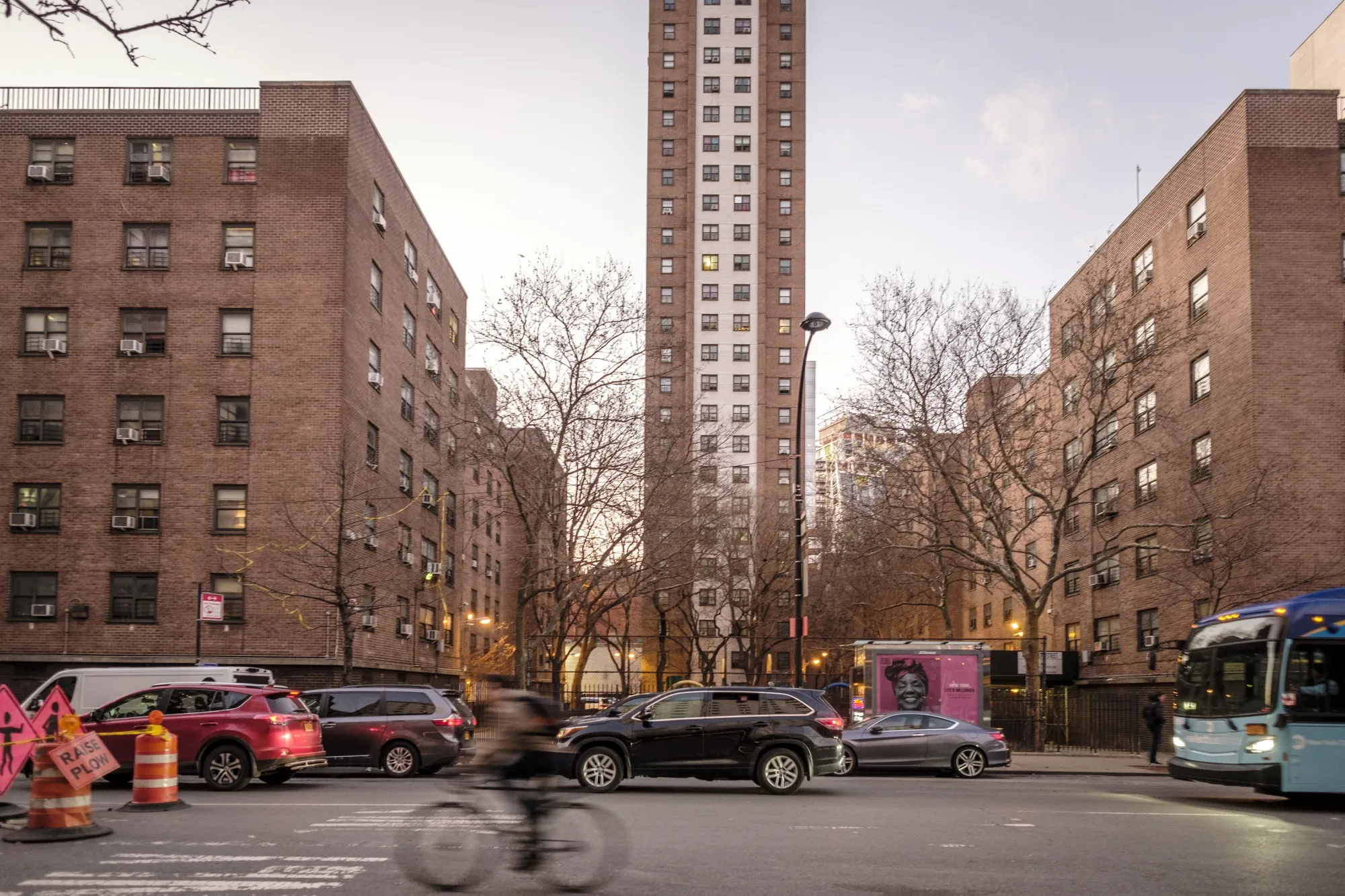The Robert S. Fulton public housing development in the Chelsea neighborhood of New York.