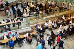 Shoppers eat at a food court in a mall&nbsp;in Paramus, New Jersey, US.