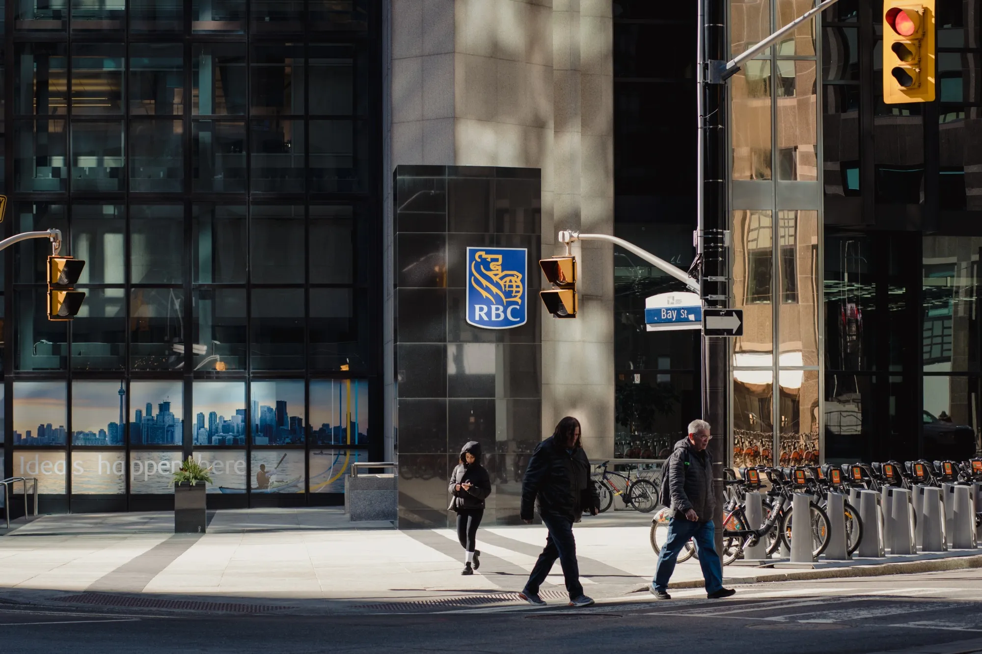 The Royal Bank of Canada headquarters in Toronto, Ontario.