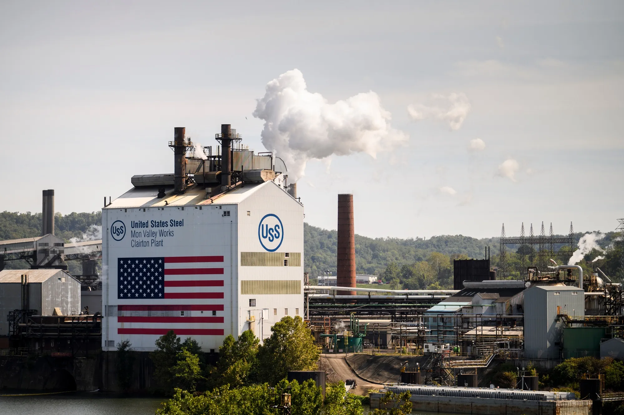 The United States Steel Corp. Clairton Coke Works facility in Clairton, Pennsylvania.