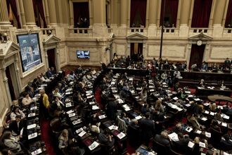 Argentine Lower House Final Vote On Milei's Omnibus Bill