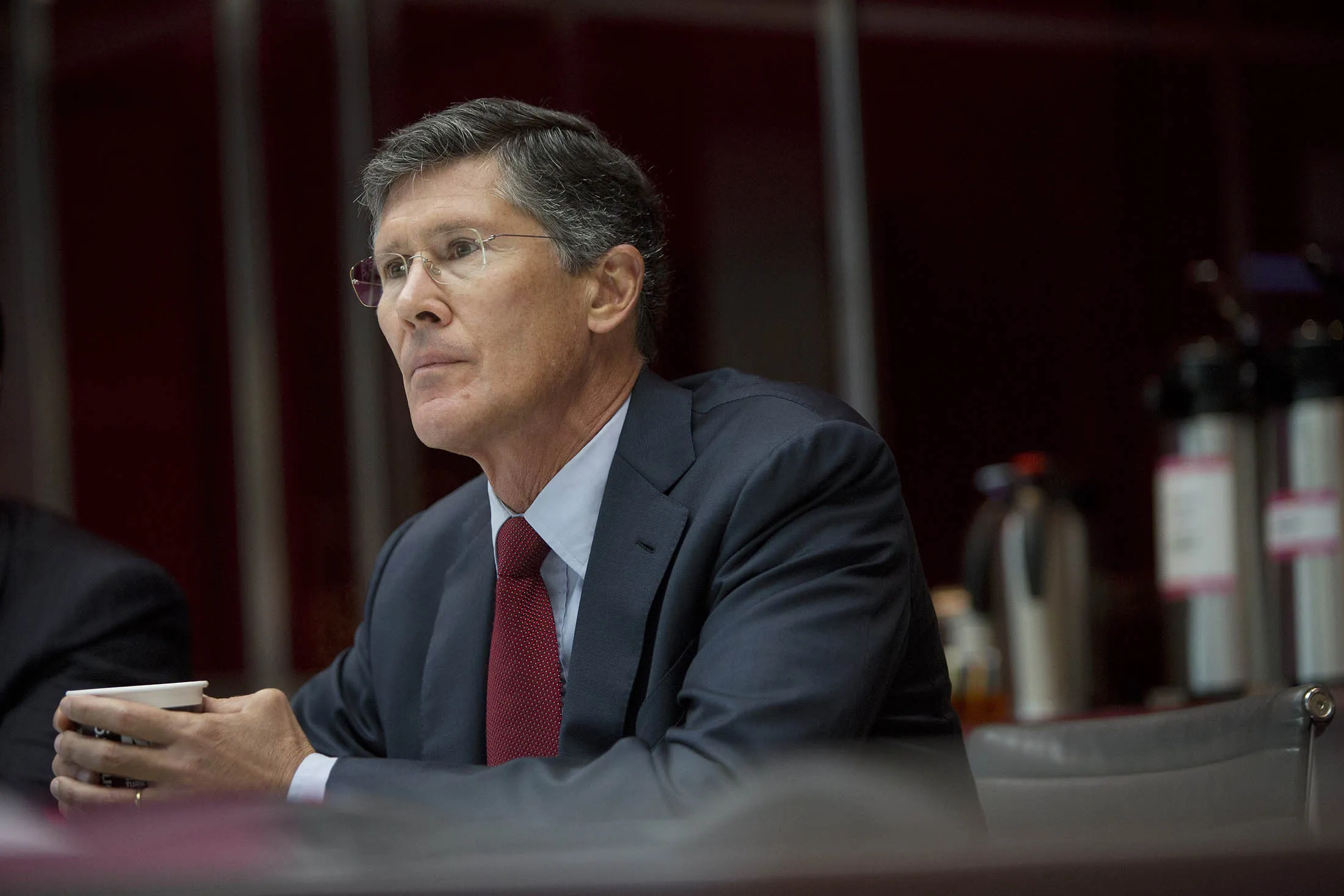 John Thain, outgoing chief executive officer of CIT Group.
