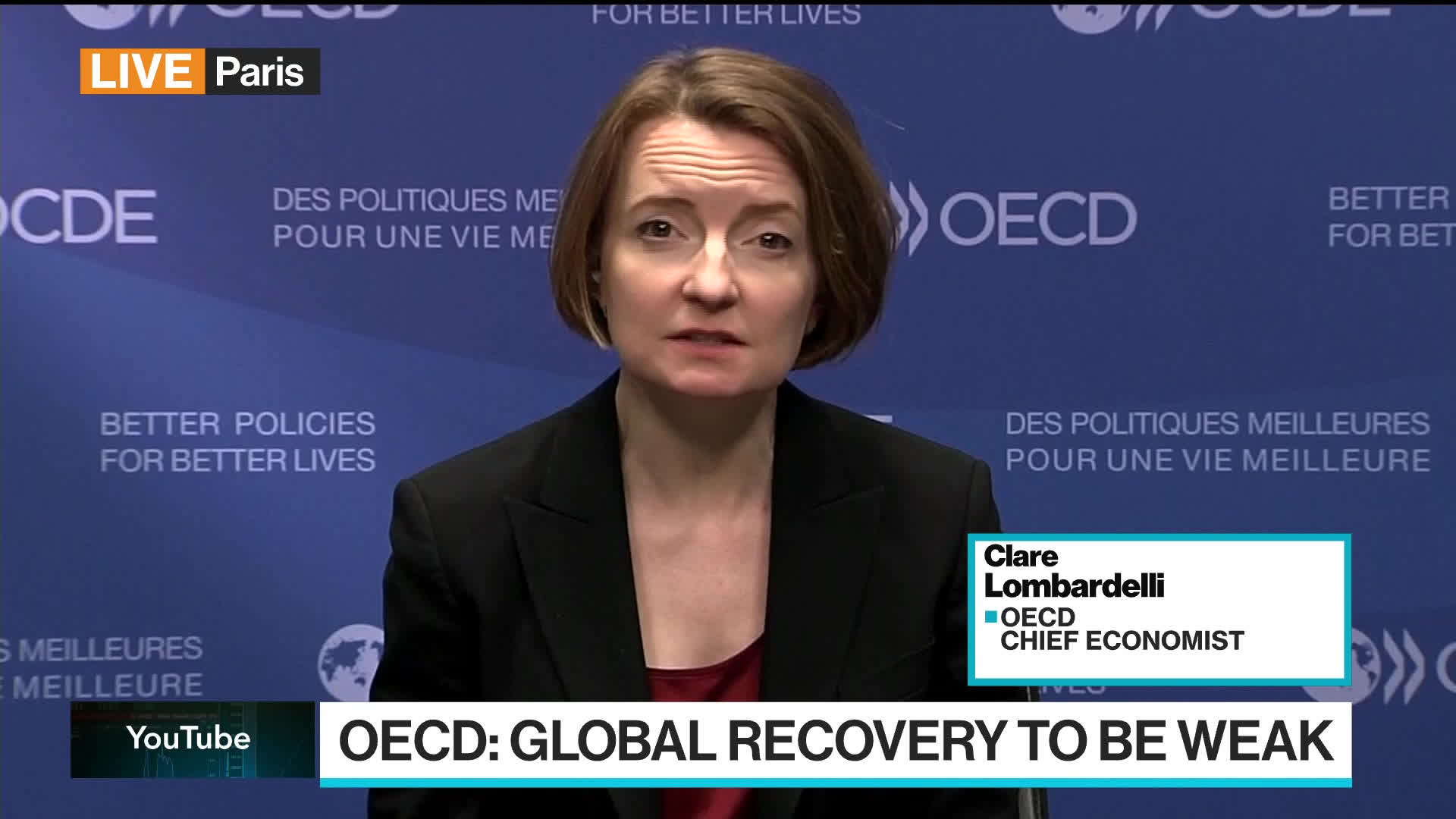 Watch OECD Sees Weak, Inflation-Plagued Global Recovery - Bloomberg