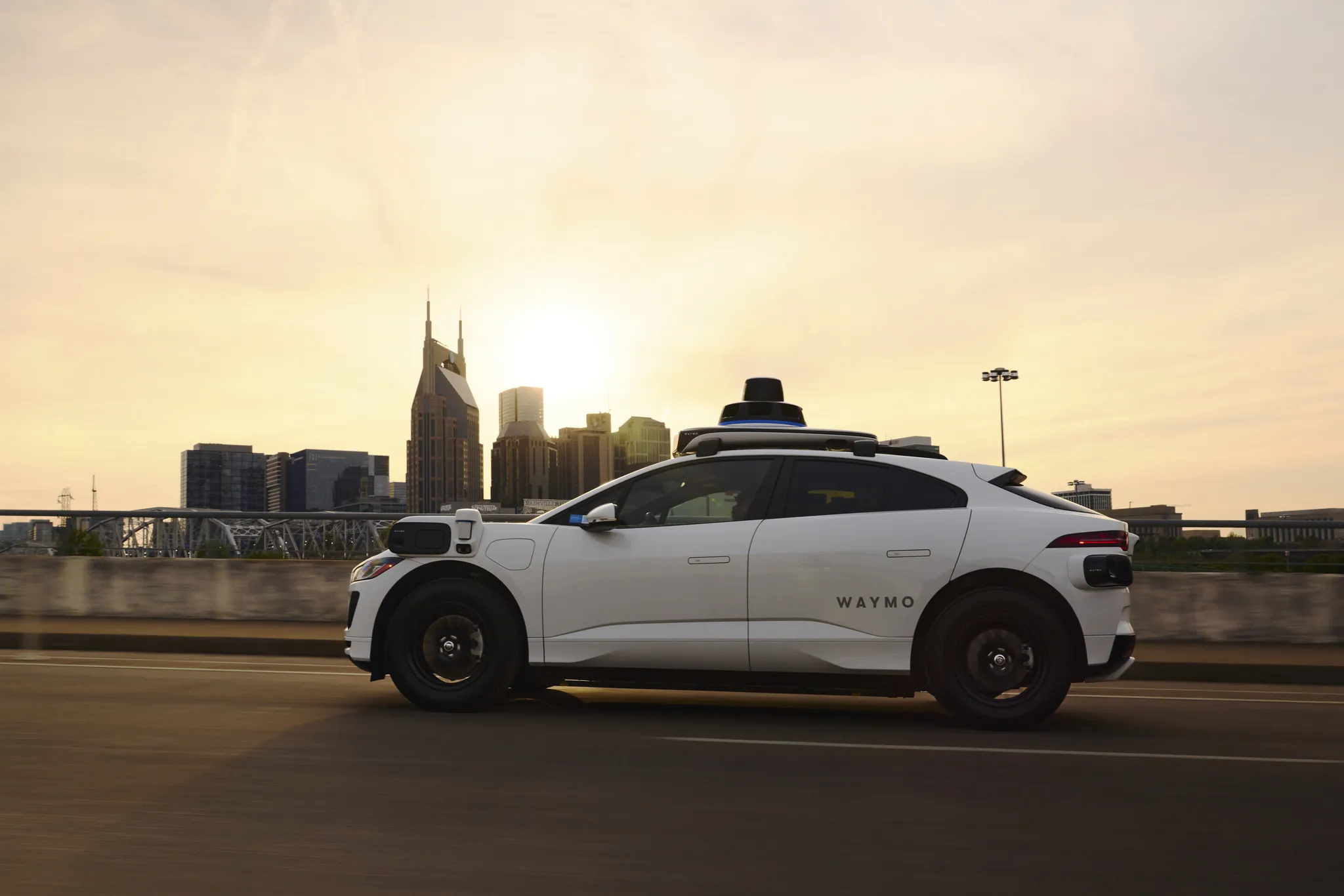 Lyft and Waymo announced riders can now get Waymo's autonomous vehicles on Lyft’s app. in Nashville.