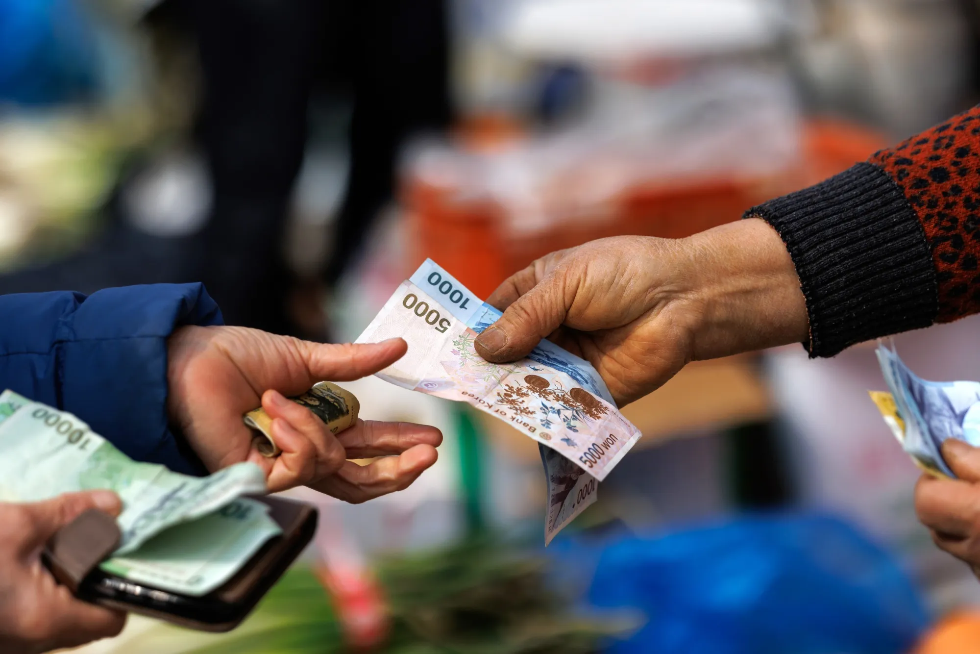 Open-air Food Market in Iksan Ahead of Lunar New Year