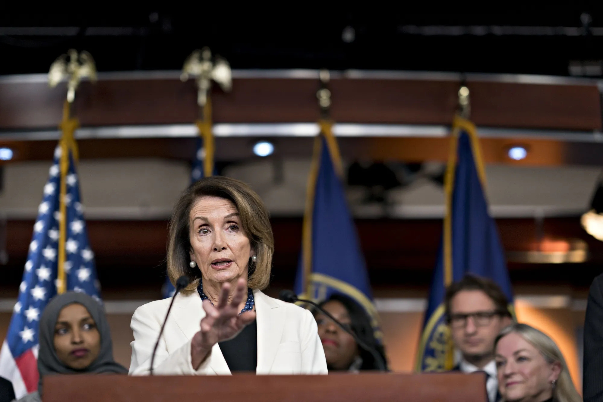 Nancy Pelosi.